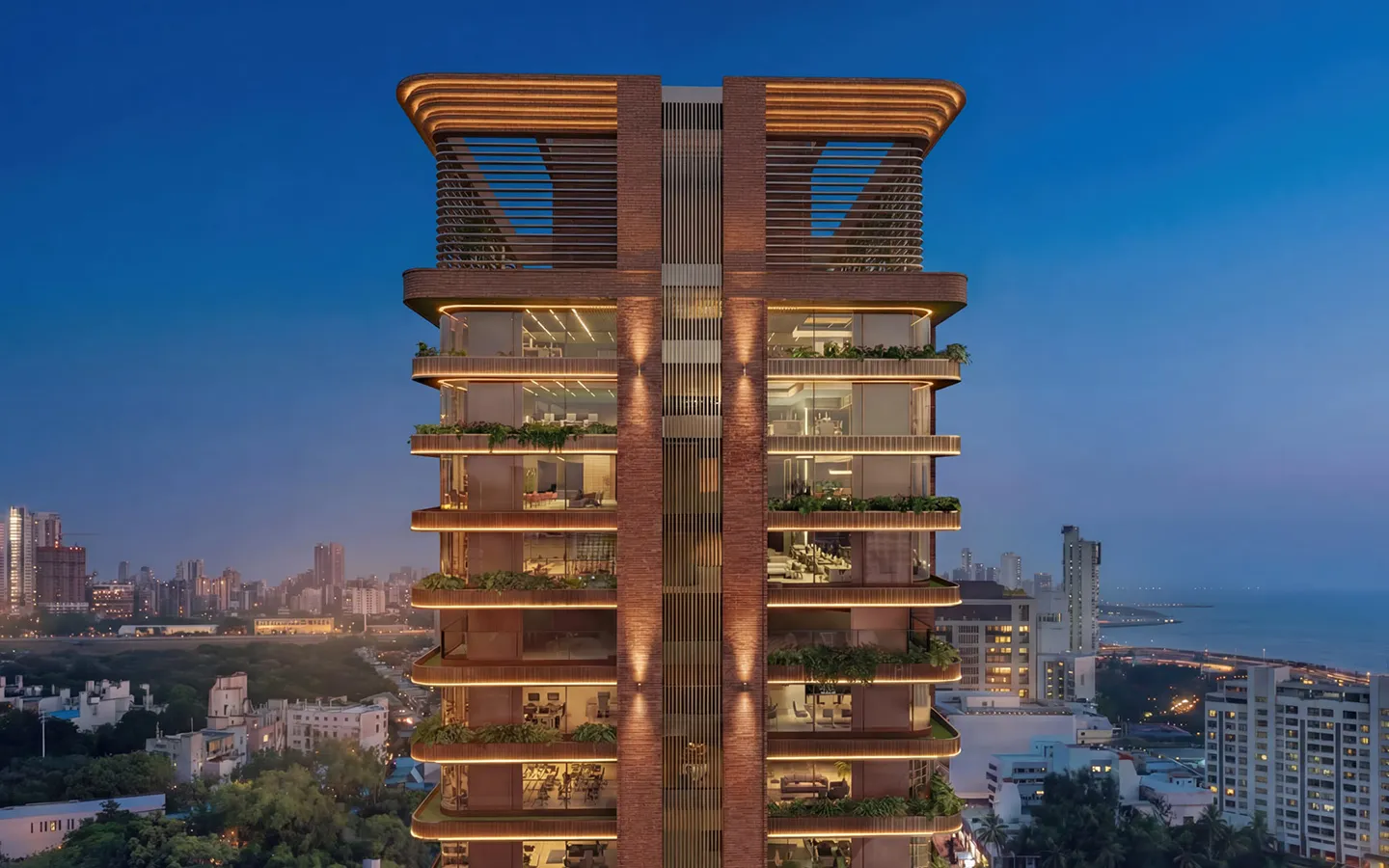 Avighna Commercial Skyline View